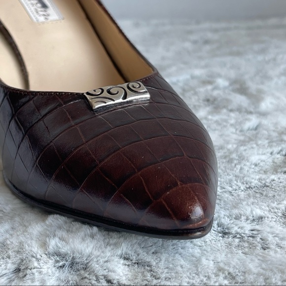 New Brighton Crocodile Style Hi Heels Lady’s Shoes size 8 - Picture 7 of 16